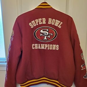 49er ladies bomber jacket